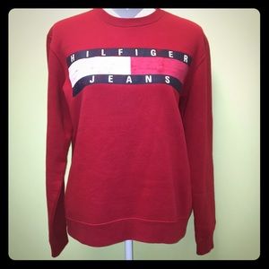 Tommy Hilfiger red sweatshirt